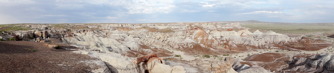 panorama from the Blue Mesa Overlook